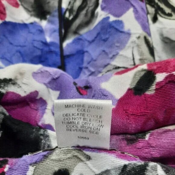 Vtg Y2K cotton blazer - Draper's & Damon's brand - Picture 9 of 11